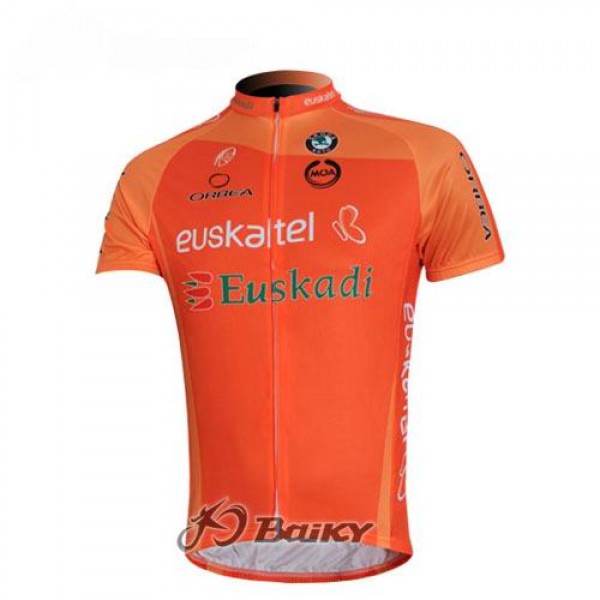 Euskaltel-Euskadi Pro Team Radtrikot Kurzarm Orange