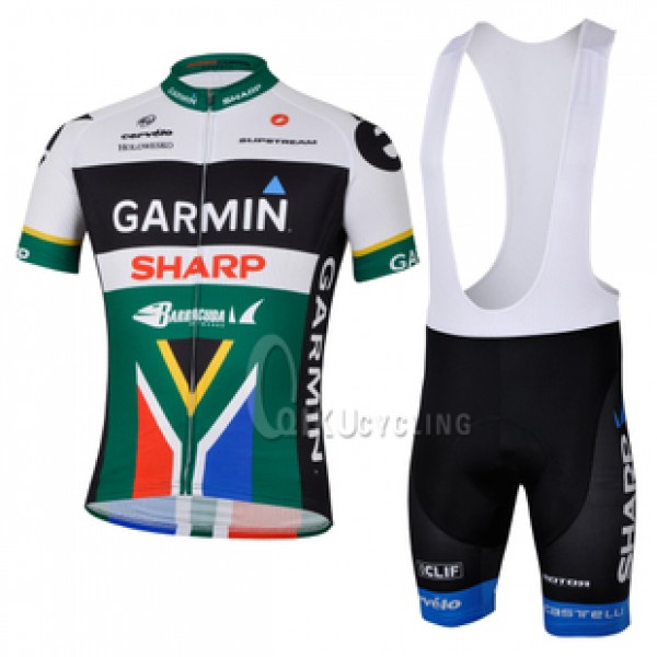 2013 Garmin Sharp Barracuda Südafrika Champion Fahrradbekleidung Satz Fahrradtrikot Kurzarm Trikot und Kurz Trägerh 2013 Garmin Sharp Barracuda Südafrika Champion Fahrradbekleidung Satz Fahrradtrikot Kurzarm Trikot und Kurz Trägerh