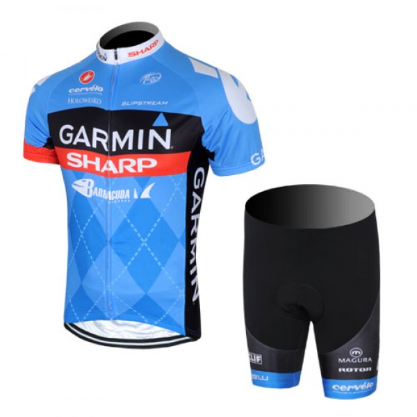 2013 Garmin Sharp Barracuda Cervelo Radtrikot Kurzarm und Kurz Radhose Kits Blau 2013 Garmin Sharp Barracuda Cervelo Radtrikot Kurzarm und Kurz Radhose Kits Blau