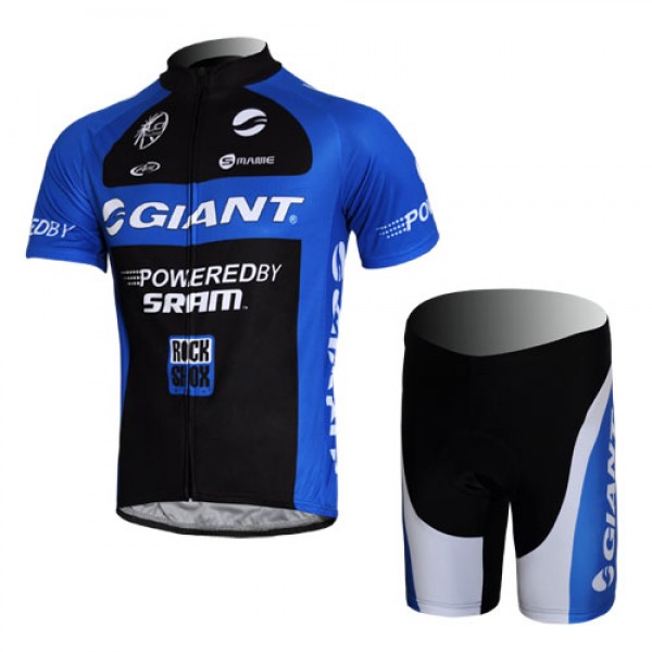 Giant Sram Pro Team Radtrikot Kurzarm Kurz Radhose Kits Schwarz Blau Giant Sram Pro Team Radtrikot Kurzarm Kurz Radhose Kits Schwarz Blau