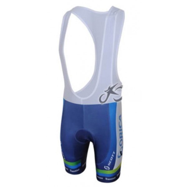 Green Edge ORICA Kurz Trägerhose Blau 2013