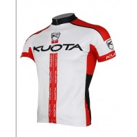 2013 KUOTA Radtrikot Kurzarm Weiß Rot