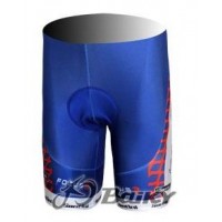 Katusha Russland Kurz Radhose Weiß Rot