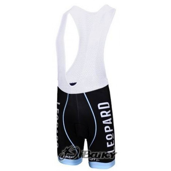 Leopard Trek Pro Team Lang Trägerhose Schwarz Blau Weiß