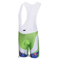 Liquigas Cannondale Pro Team Kurz Trägerhose Grün Weiß