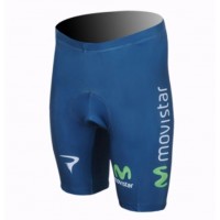 Movistar Team Kurz Radhose Blau 2013