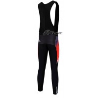 Nalini Pro Team Lang Trägerhose Rot Weiß