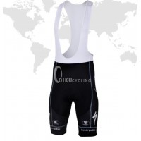 Omega Pharma Quick Step Kurz Trägerhose Schwarz Weiß 2013