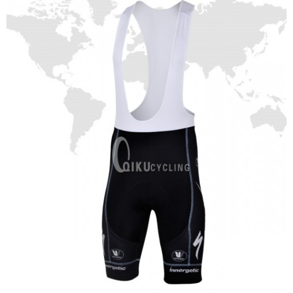 Omega Pharma Quick Step Kurz Trägerhose Schwarz Weiß 2013