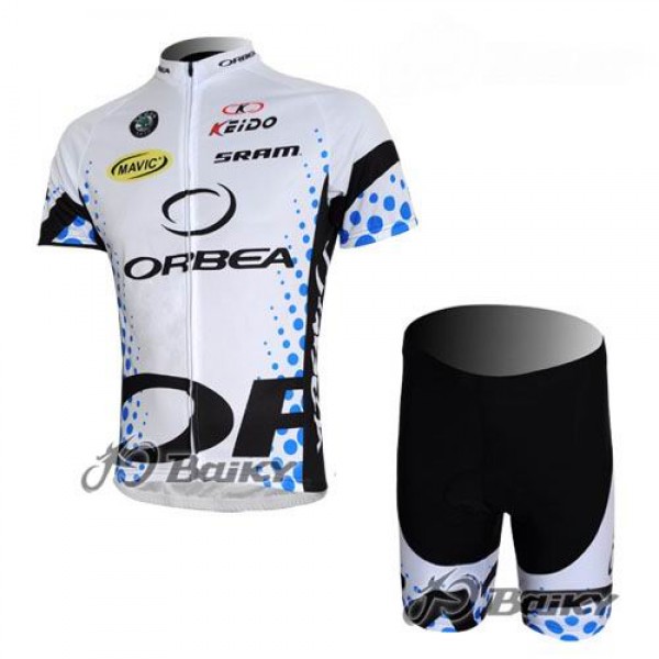 Orbea Pro Team Radbekleidung Radtrikot Kurzarm und Fahrradhosen Kurz Weiß Orbea Pro Team Radbekleidung Radtrikot Kurzarm und Fahrradhosen Kurz Weiß
