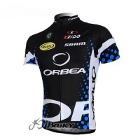 Orbea Pro Team Radtrikot Kurzarm Blau