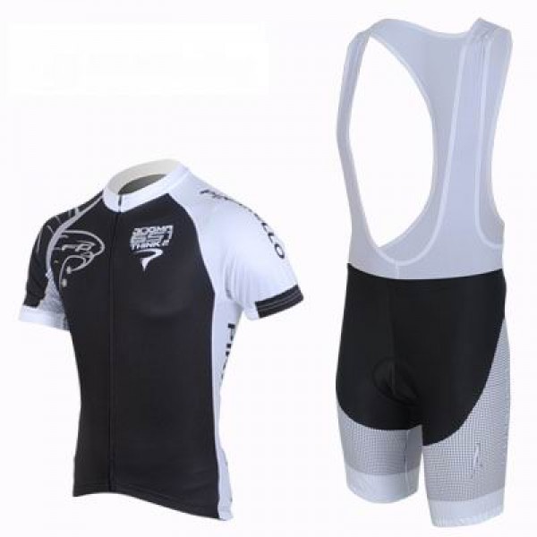 2013 Pinarello Fahrradbekleidung Satz Fahrradtrikot Kurzarm Trikot und Kurz Trägerhose Schwarz