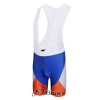 Rabobank Pro Team Kurz Trägerhose Orange Blau