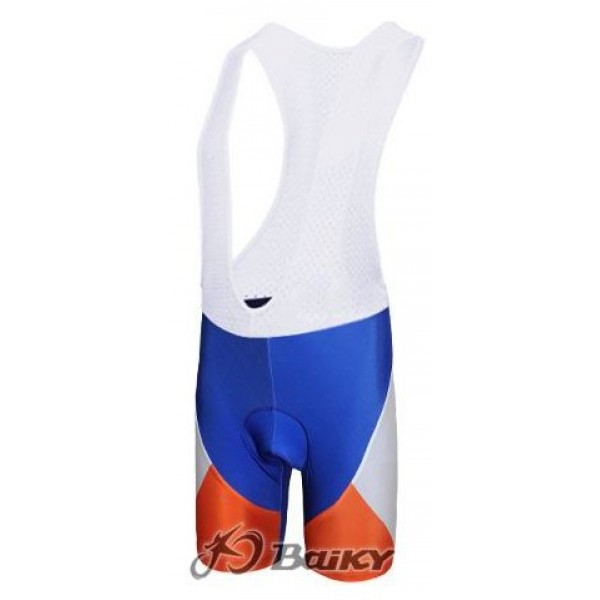 Rabobank Pro Team Kurz Trägerhose Orange Blau