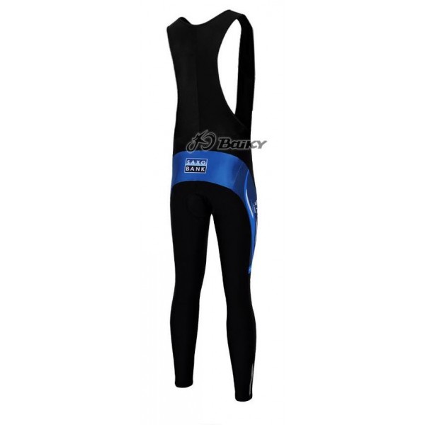 Saxo Bank Sungard Pro Team Lang Trägerhose Blau Schwarz