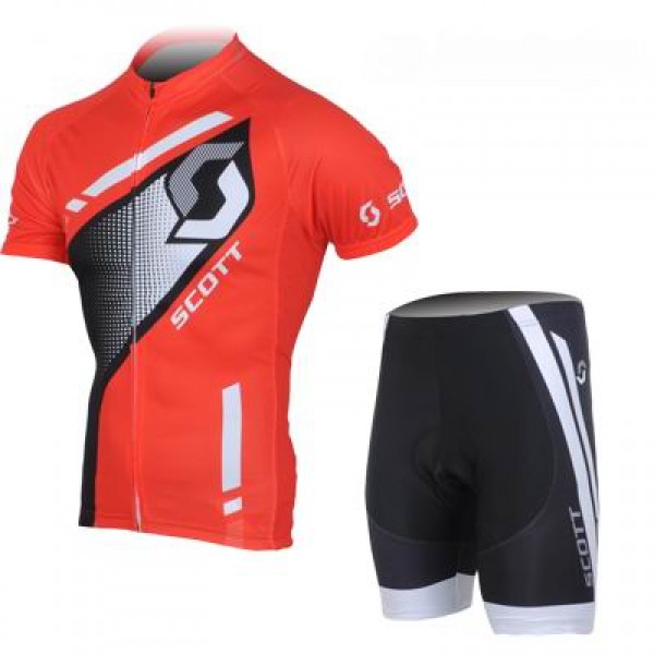 2013 Scott Racing Radtrikot Kurzarm und Kurz Radhose Kits Rot Schwarz 2013 Scott Racing Radtrikot Kurzarm und Kurz Radhose Kits Rot Schwarz