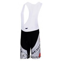 Scott Racing Team Kurz Trägerhose Weiß Rot