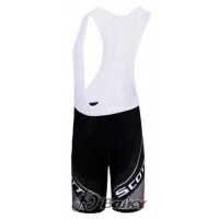 Scott Racing Team Kurz Trägerhose Schwarz Rot