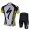 2013 Specialized Radtrikot Kurzarm und Kurz Radhose Kits Weiß Schwarz Gelb