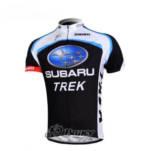 Subaru Trek Pro Team Radtrikot Kurzarm Schwarz