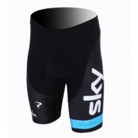 Team Sky Kurz Radhose Schwarz Blau 2013