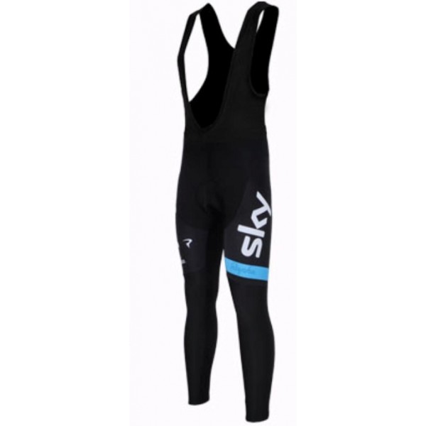 Team Sky Lang Trägerhose Schwarz Blau 2013