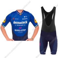 Profiteams Deceuninck quick step Irish 2021 Radbekleidung Satz Trikot Kurzarm+Trägerhosen Set Outl