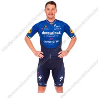 Profiteams Deceuninck quick step Irish 2021 Fahrradbekleidung Satz Radtrikot Kurzarm+Radho