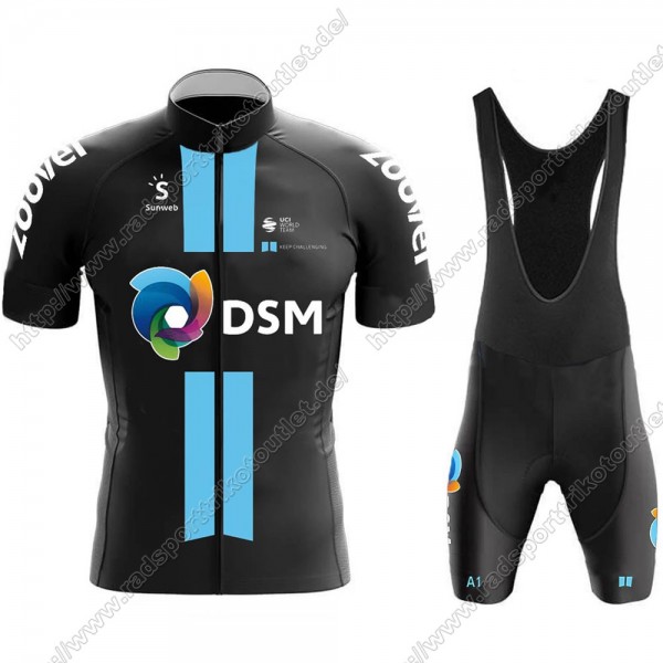 Profiteams Sunweb DSM 2021 Fahrradbekleidung Satz Radtrikot Kurzarm+Radho