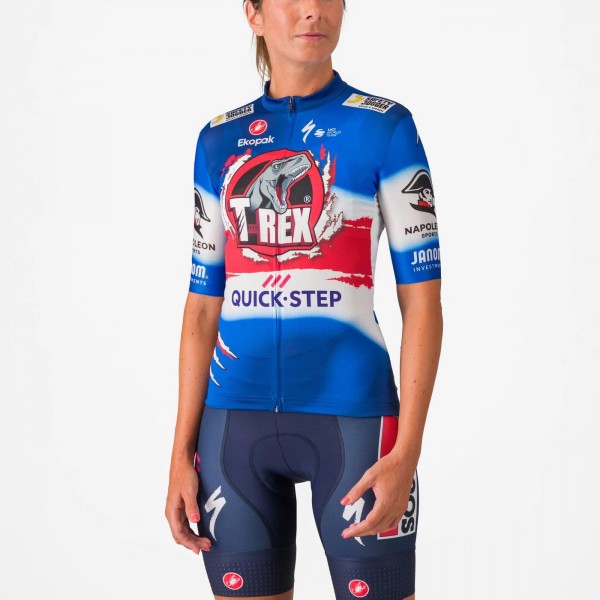 Radtrikot Damen Castelli Soudal Quick-Step 2024 Competizione 3 frau trikot-La Vuelta