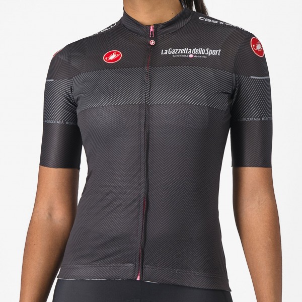 Radtrikot Damen Schwarzes Trikot Damen Giro d'Italia 2024 Competizione