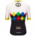 Radtrikot Herren Santini UCI Gravel Weltmeisterschaft trikot Flandern 2024-Schwarz Radtrikot Herren Santini UCI Gravel Weltmeisterschaft trikot Flandern 2024-Schwarz