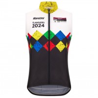 Radtrikot Herren Santini UCI Gravel-Weltmeisterschaft Flandern weste 2024
