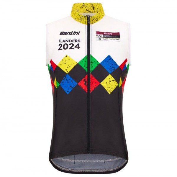 Radtrikot Herren Santini UCI Gravel-Weltmeisterschaft Flandern weste 2024
