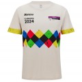 Radtrikot Herren Santini UCI Gravel Weltmeisterschaft T-Shirt Flandern 2024