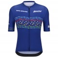 Radtrikot Herren Zurich 2024 Santini UCI Masters Weltmeister trikot-Blau Radtrikot Herren Zurich 2024 Santini UCI Masters Weltmeister trikot-Blau