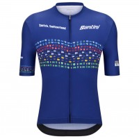 Radtrikot Herren Zurich 2024 Santini UCI Masters Weltmeister trikot-Blau
