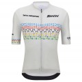 Radtrikot Herren Zurich 2024 Santini UCI Masters Weltmeister trikot-Grau