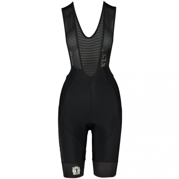 Radtrikot Damen Belgische Nationalmannschaft frau tragerhosen-Paris 2024