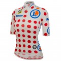 Radtrikot Damen Tour de France 2024 Pois frau trikot Radtrikot Damen Tour de France 2024 Pois frau trikot