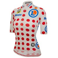 Radtrikot Damen Tour de France 2024 Pois frau trikot