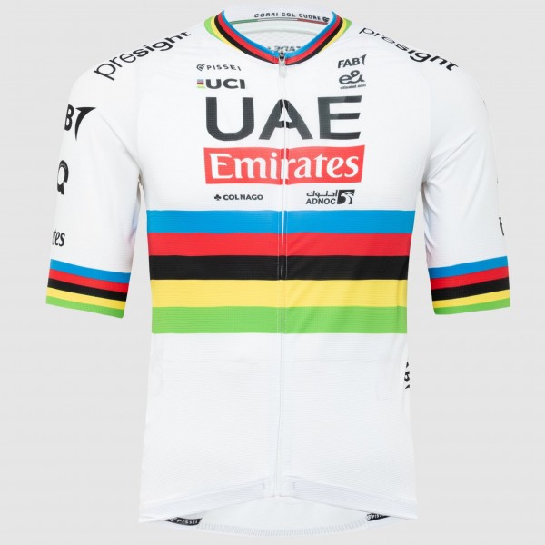 Radtrikot Herren Team UAE 2024 Pissei trikot-Weltmeister