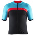 Radtrikot Herren Craft Velo Trikot-Schwarz Rot Blau Radtrikot Herren Craft Velo Trikot-Schwarz Rot Blau