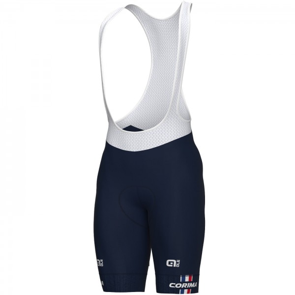 Radtrikot Herren Franzosish national 2024 kurz tragerhose