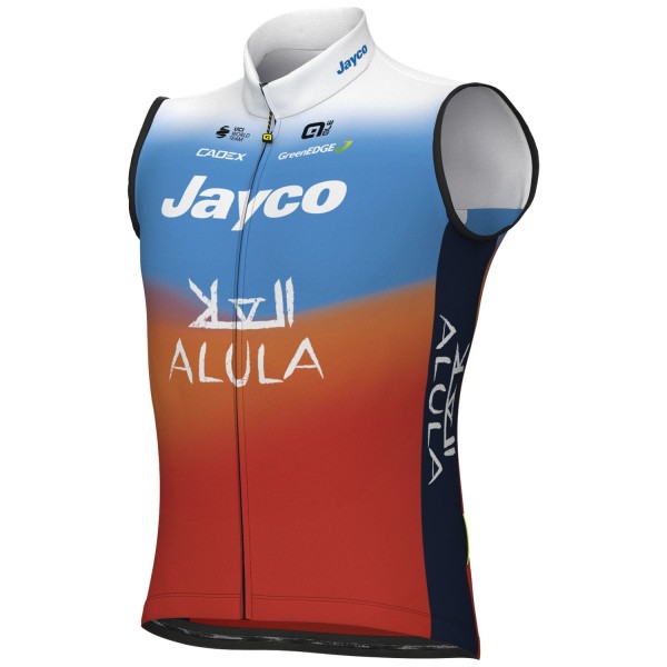 Radtrikot Herren Ale Team Jayco Alula 2024 wind weste