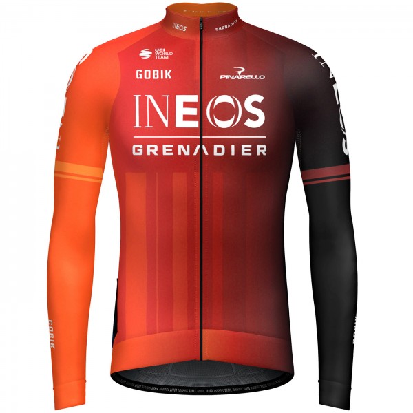 Radtrikot Herren Gobik Ineos Grenadiers 2024 Hyder langarm trikot