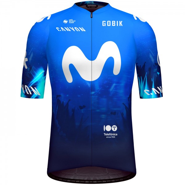Radtrikot Herren Gobik Movistar 2024 Odyssey trikot