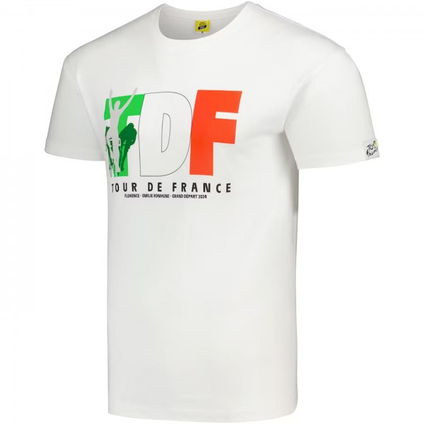 Radtrikot Herren T-Shirt Tour de France 2024-Italy Grand Depart Radtrikot Herren T-Shirt Tour de France 2024-Italy Grand Depart