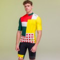 Radtrikot Herren Santini Tour de France 2024 trikot-Combo Radtrikot Herren Santini Tour de France 2024 trikot-Combo