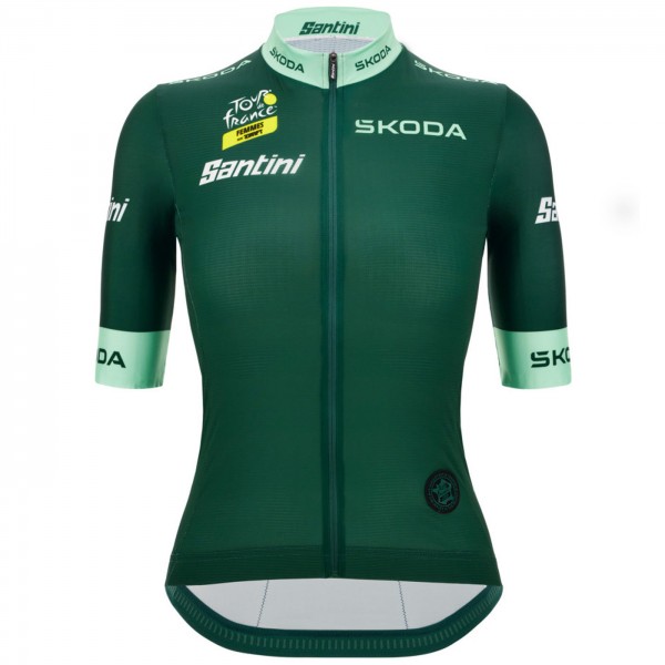 Radtrikot Damen Tour de France 2024 Fan Line Grun frau trikot